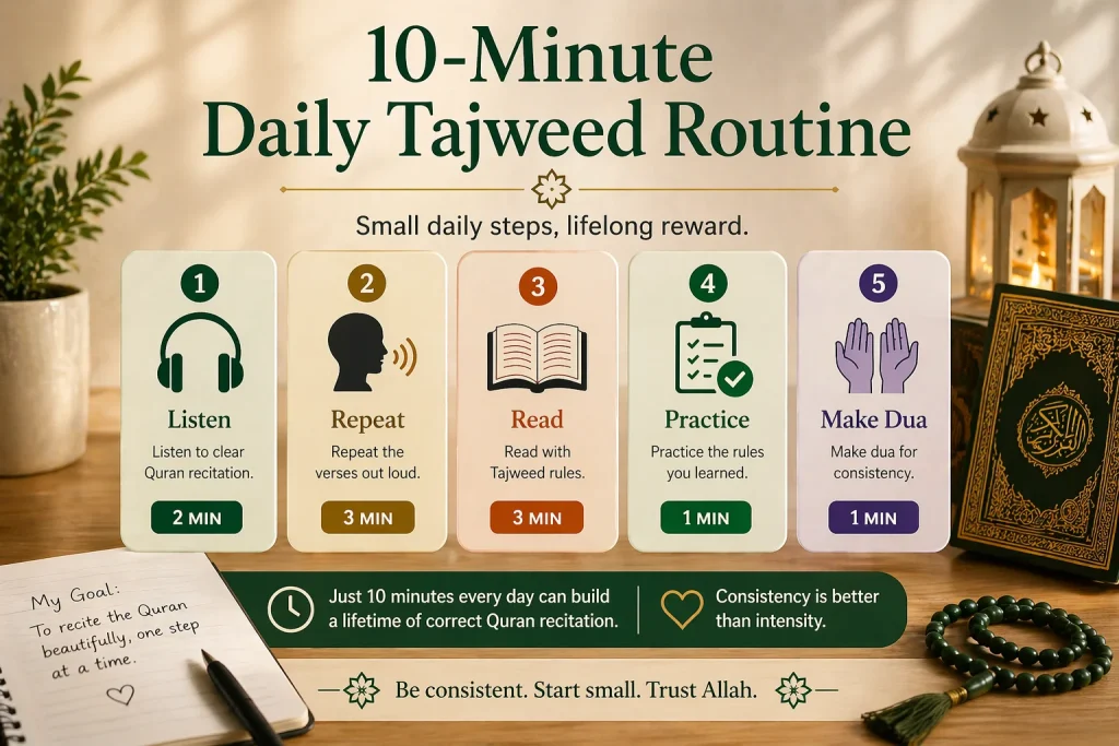 10-Minute-Daily-Tajweed-Routine