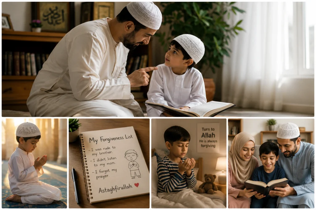 Dua for Forgiveness for Kids: Teaching Children to Say "Astaghfirullah"